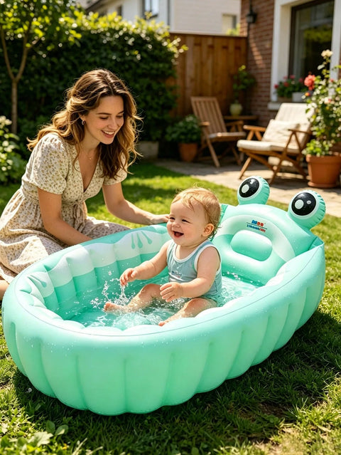 Portable Baby Bath Tub with Back Supportr (0-3 Years),