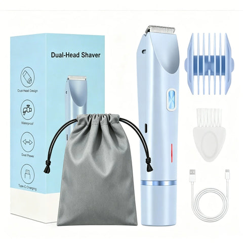 Women's Dual-Head Electric Razor & Body Epilator