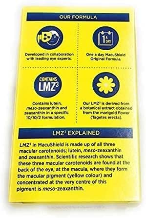 Macushield Eye Supplement 90 One-a-Day Capsules